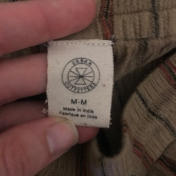 Urban Outfitters Crinkle Striped Drawstring Pants - Picture 4 of 5